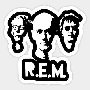 Three rem boy Sticker